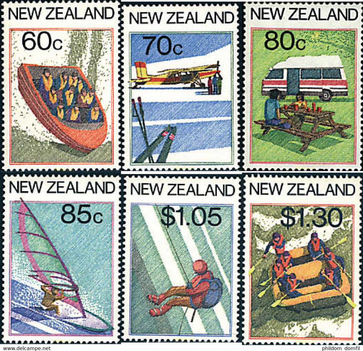 45770 MNH NUEVA ZELANDA 1987 TURISMO - Variétés Et Curiosités