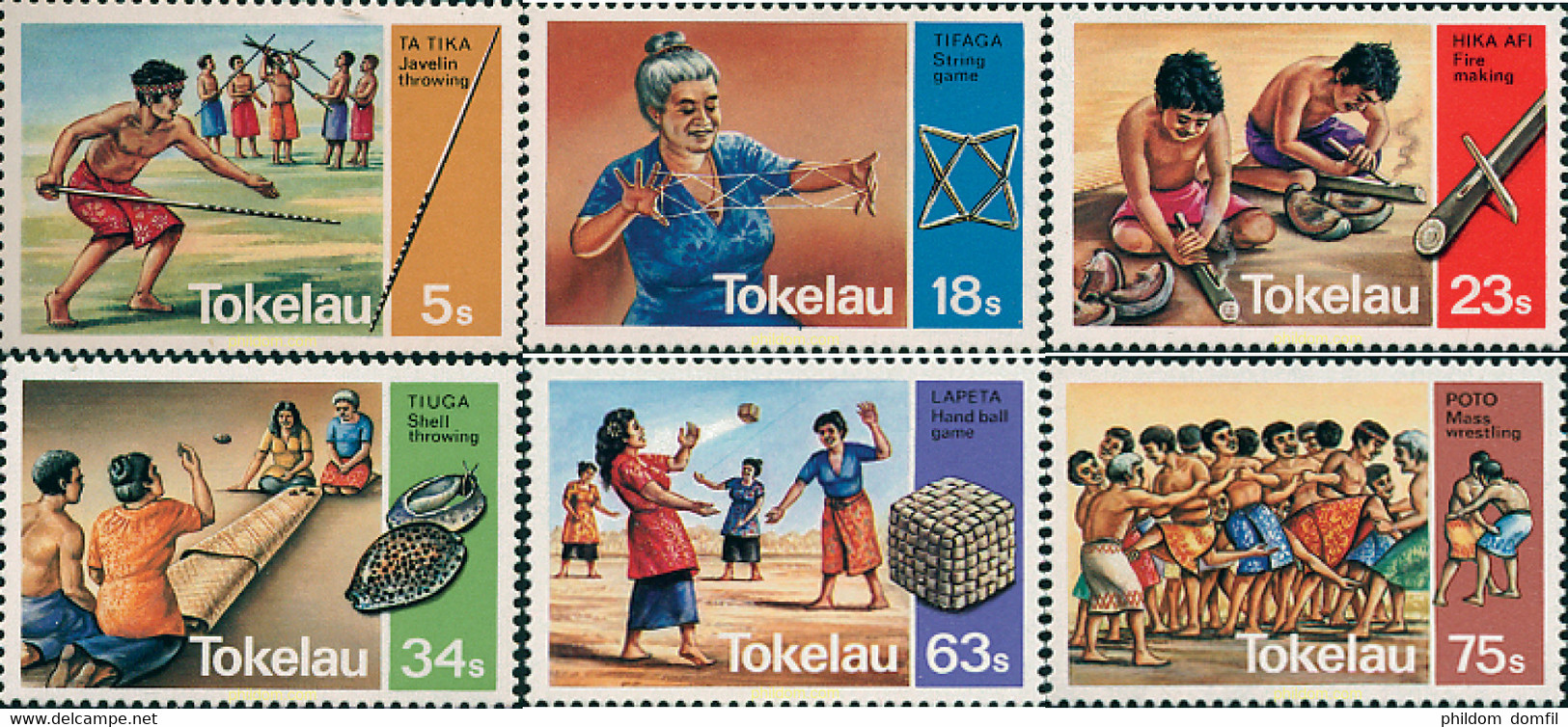 45599 MNH TOKELAU 1983 DIVERSIONES TRADICIONALES - Tokelau