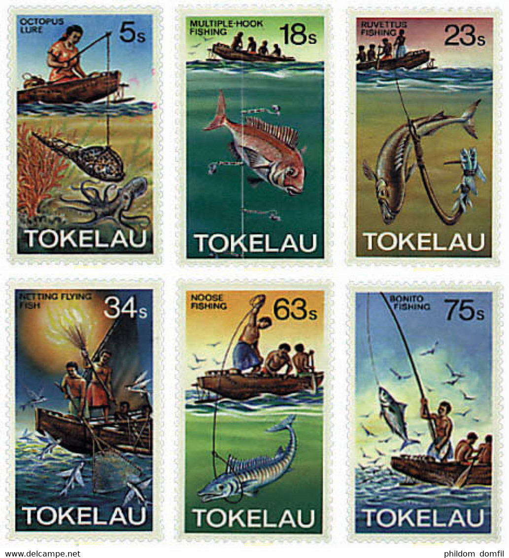 45598 MNH TOKELAU 1982 PESCA - Tokelau