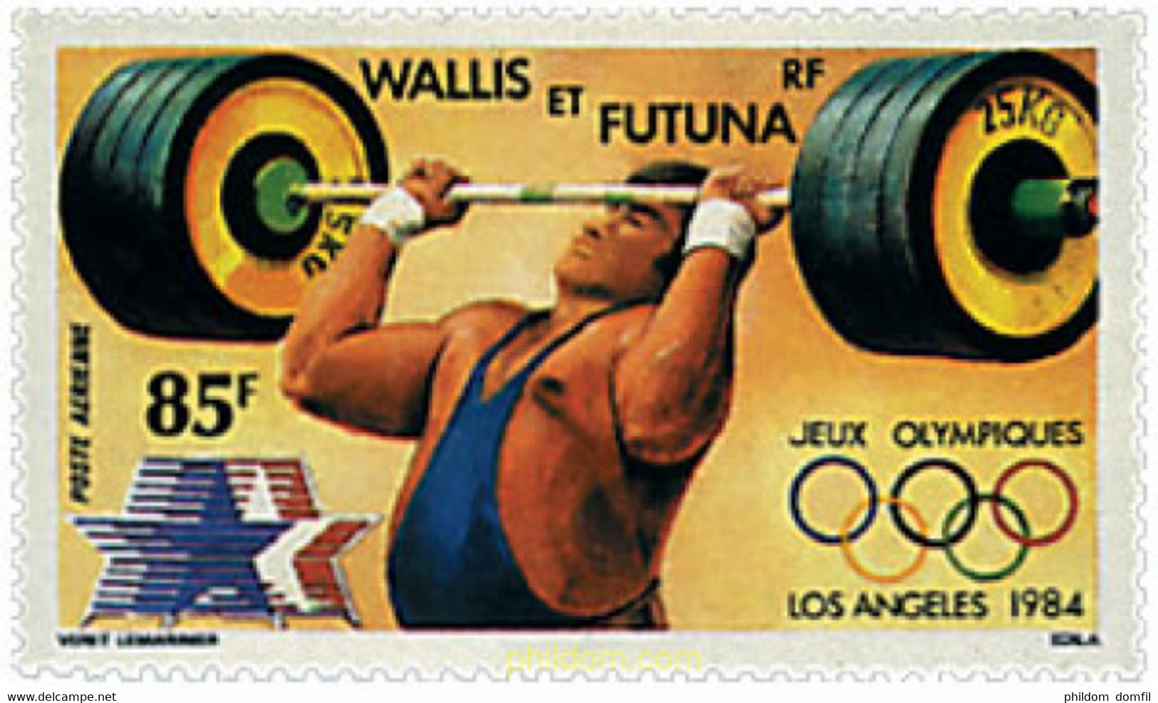 45857 MNH WALLIS Y FUTUNA 1984 23 JUEGOS OLIMPICOS VERANO LOS ANGELES 1984 - Used Stamps
