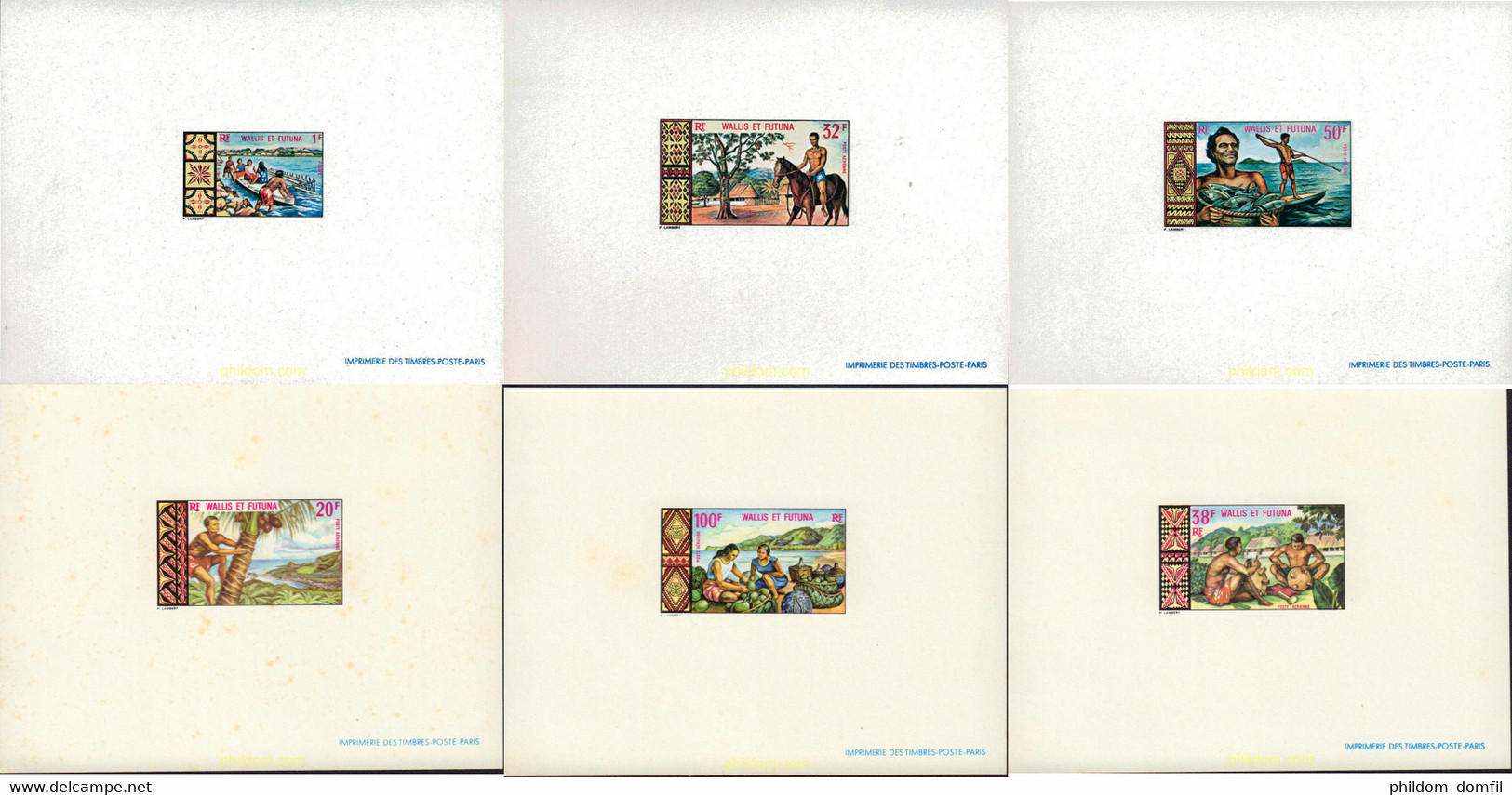 119104 MNH WALLIS Y FUTUNA 1969 ESCENAS DE LA VIDA EN WALLIS Y FUTUNA - Used Stamps