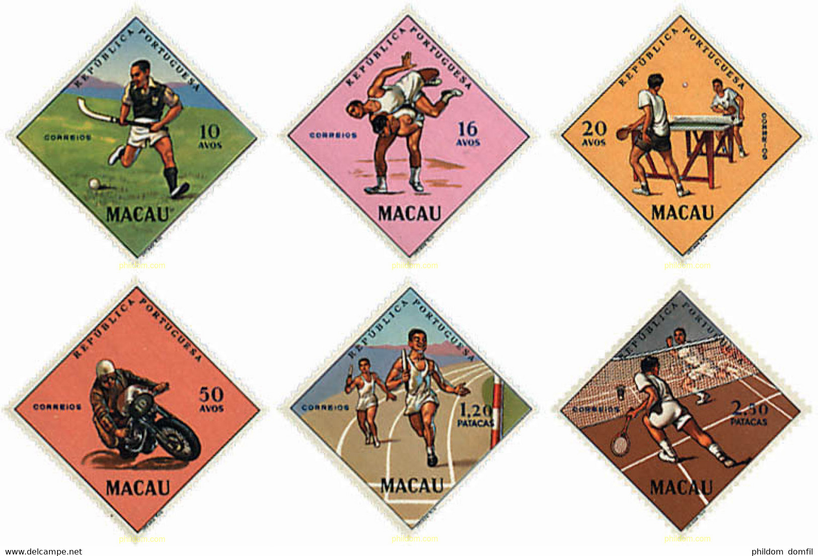 43677 MNH MACAO 1962 DEPORTES - Bádminton