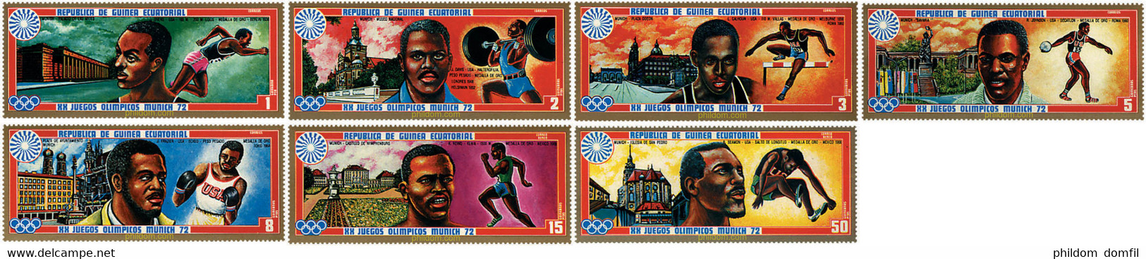 55233 MNH GUINEA ECUATORIAL 1972 20 JUEGOS OLIMPICOS VERANO MUNICH 1972 - Verano 1948: Londres