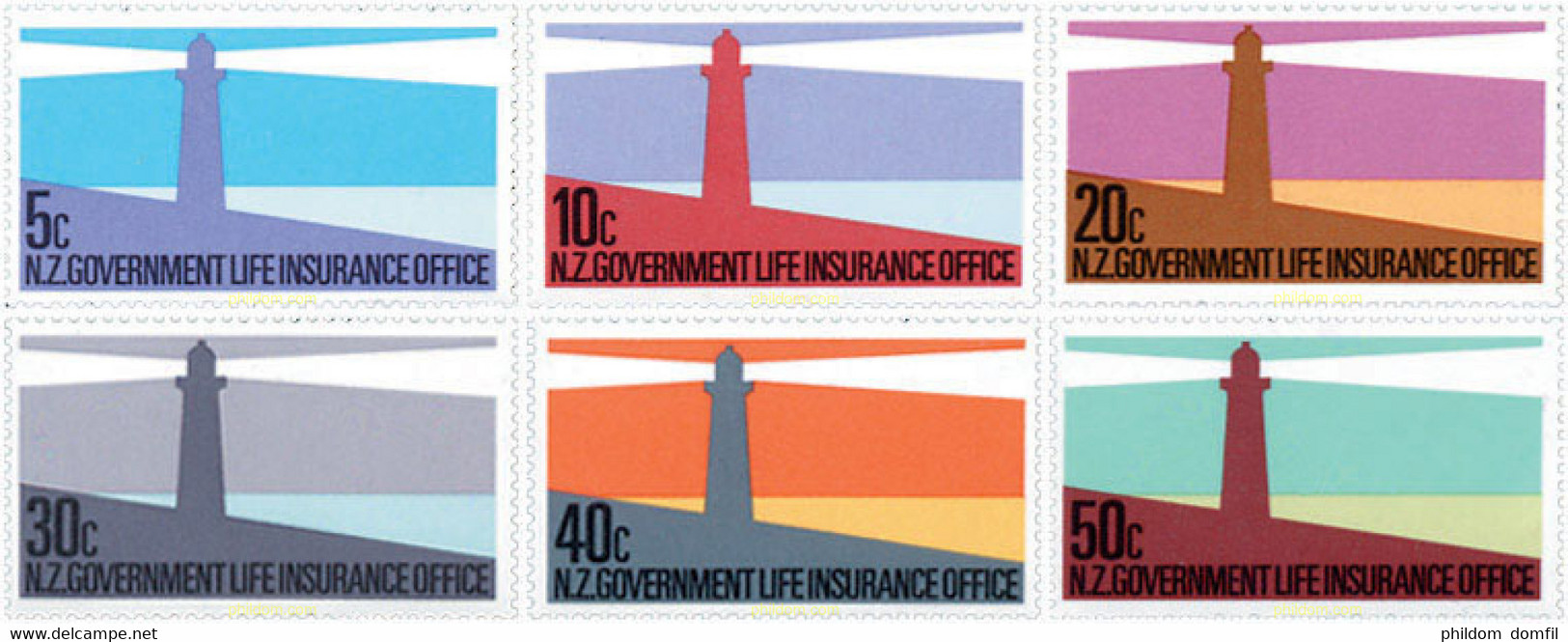 72541 MNH NUEVA ZELANDA 1981 FARO - Variétés Et Curiosités