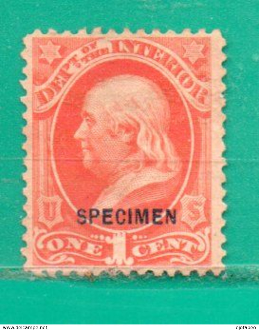 80 Estados Unidos 1873 YT O 35 Nuevo Sin Goma -Yvert T Cotiza € 50.00 - Prove, Ristampe & Saggi