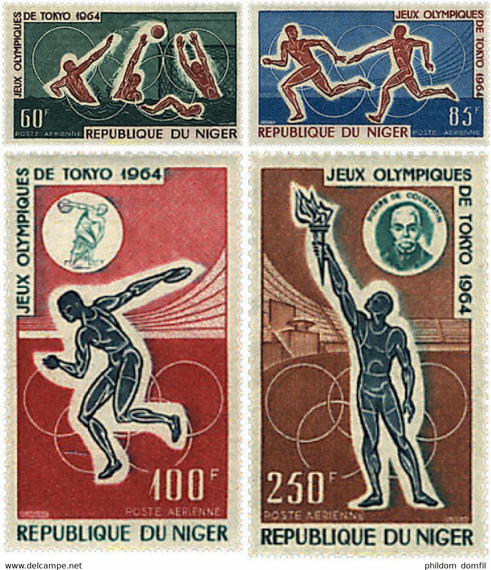 27637 MNH NIGER 1964 18 JUEGOS OLIMPICOS VERANO TOKIO 1964 - Water Polo