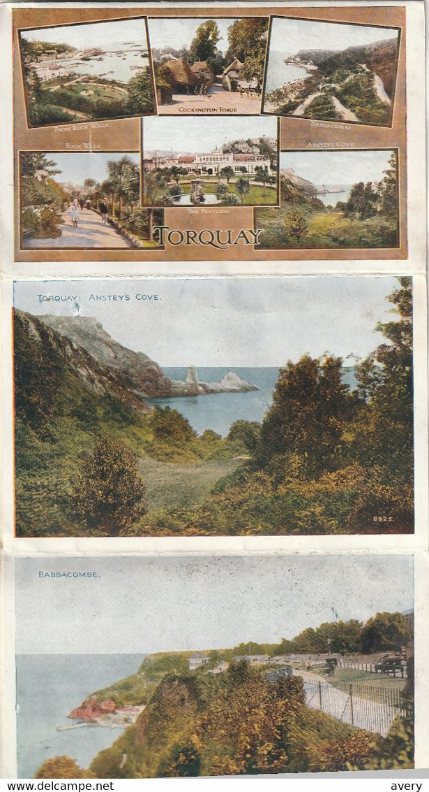 Torquay, England The "Ten View" Souvenir "Celesque" Colour Photography - Torquay