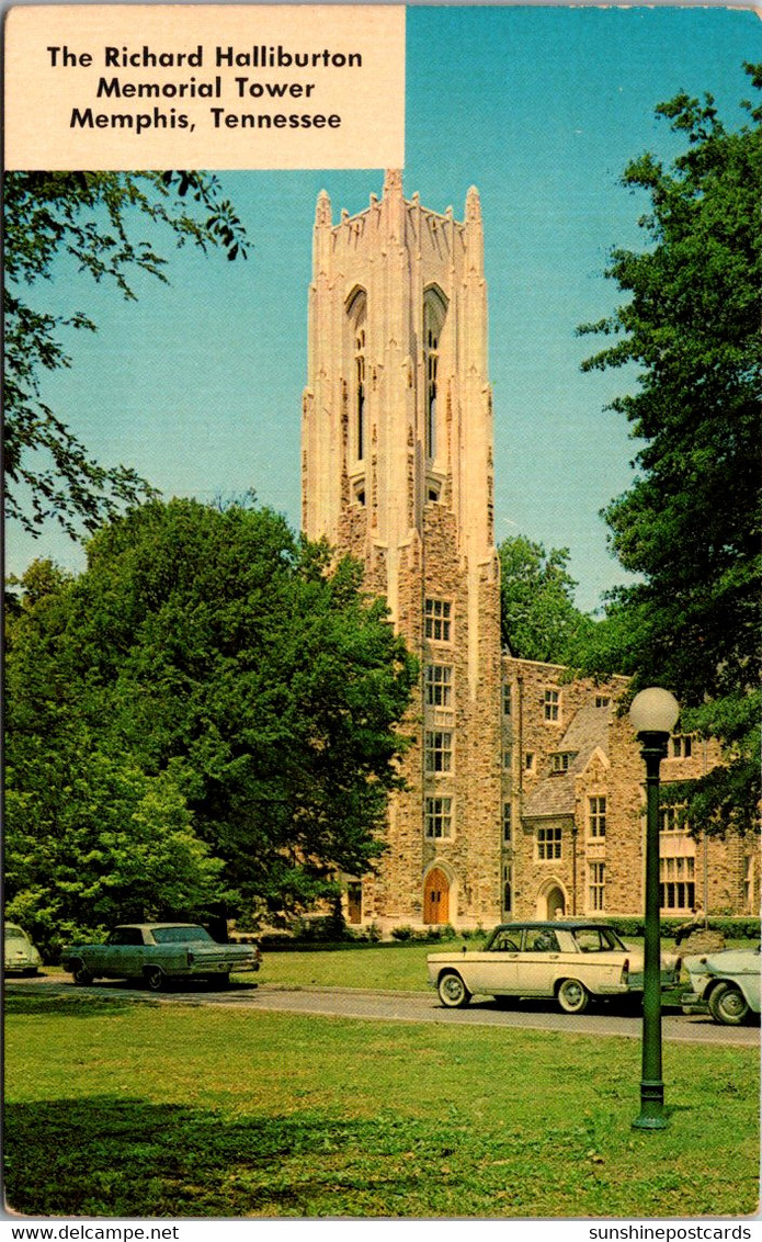 Tennessee Memphis Richard Halliburtom Memorial Tower Southwestern College - Memphis