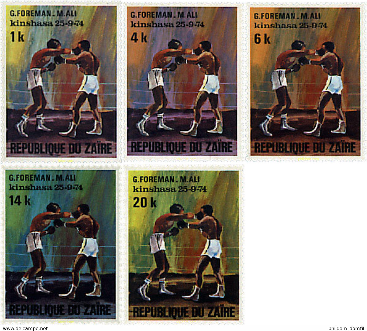 34283 MNH ZAIRE 1974 BOXEO - 1971-1979