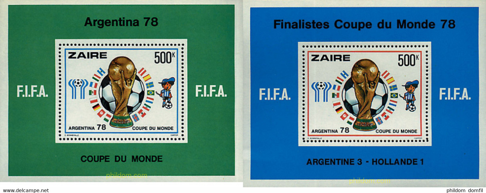 34295 MNH ZAIRE 1978 COPA DEL MUNDO DE FUTBOL. ARGENTINA-78 - 1971-1979