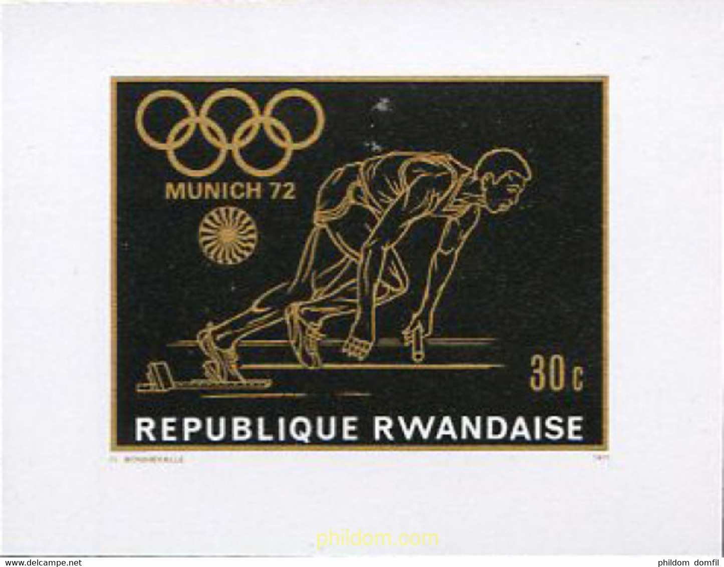 221630 MNH RUANDA 1971 20 JUEGOS OLIMPICOS VERANO MUNICH 1972 - 1970-1979