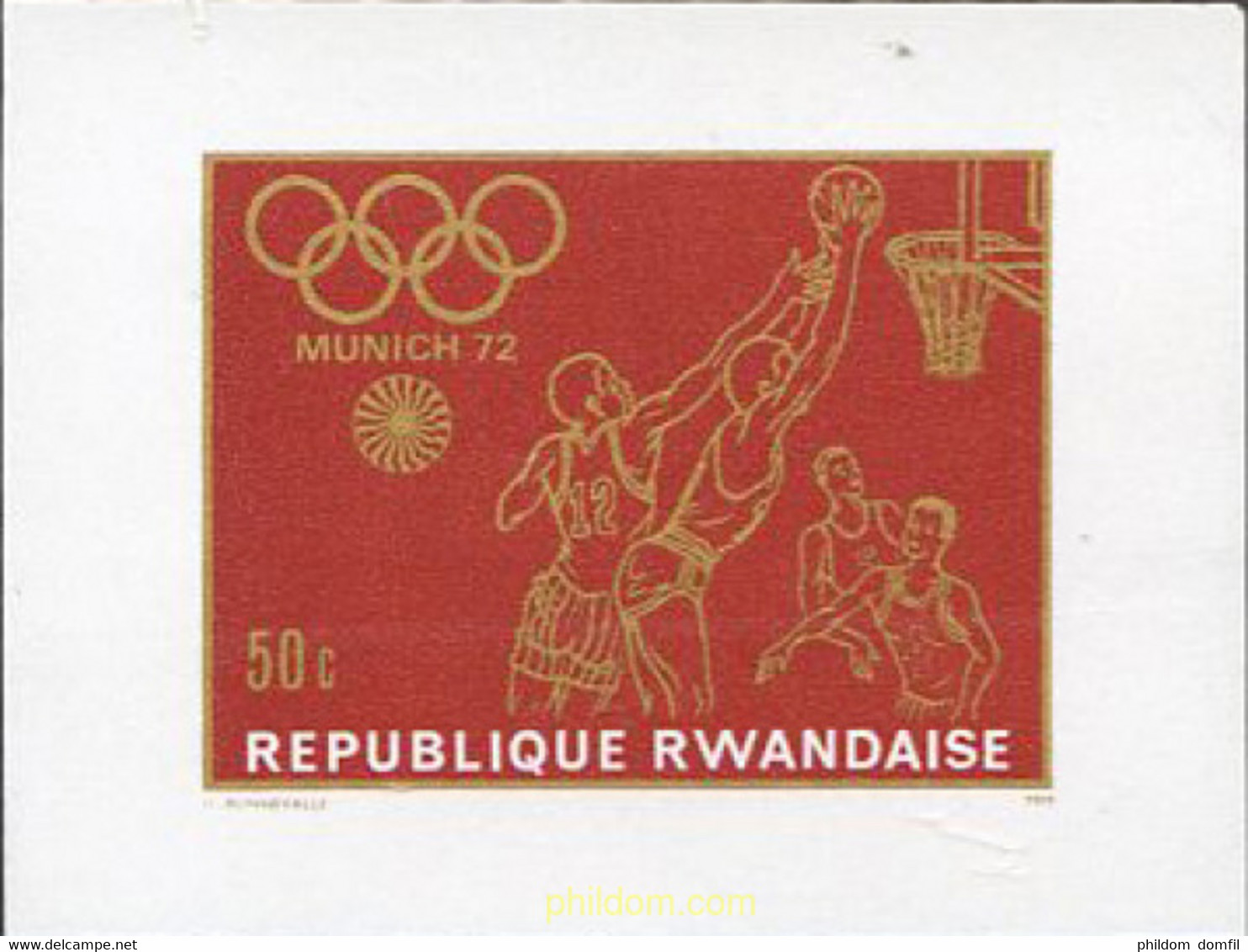 221645 MNH RUANDA 1971 20 JUEGOS OLIMPICOS VERANO MUNICH 1972 - 1970-1979