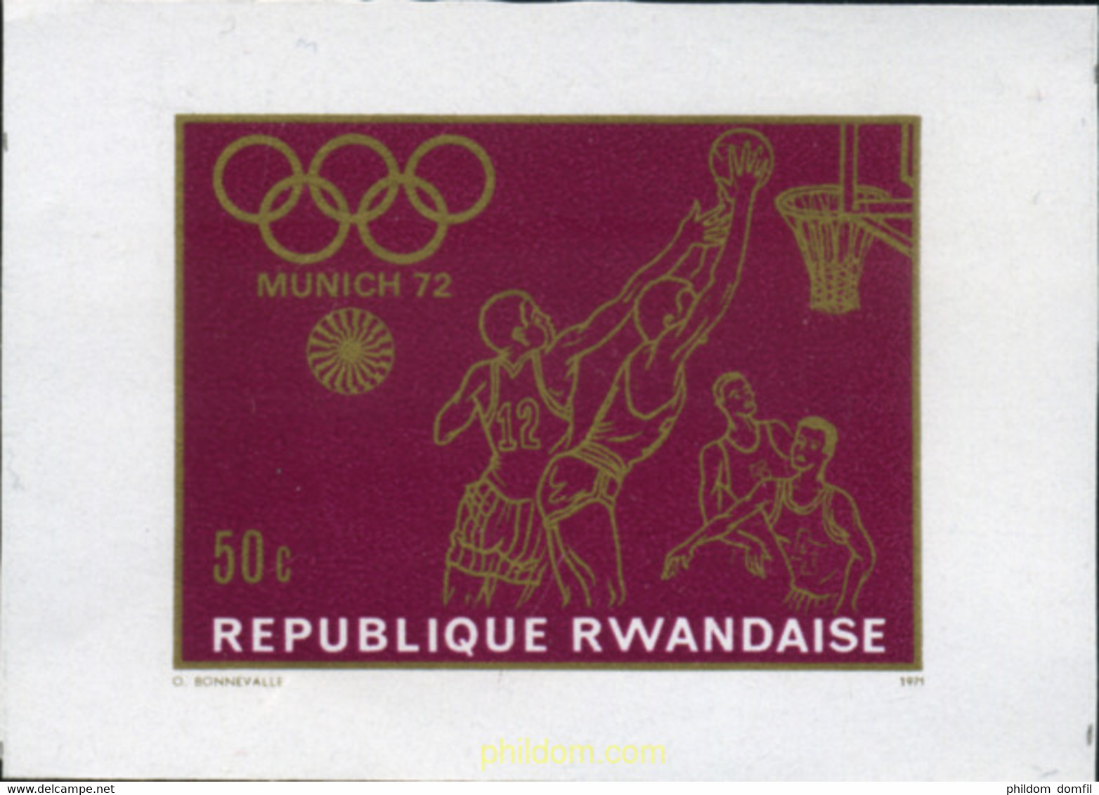 221648 MNH RUANDA 1971 20 JUEGOS OLIMPICOS VERANO MUNICH 1972 - 1970-1979