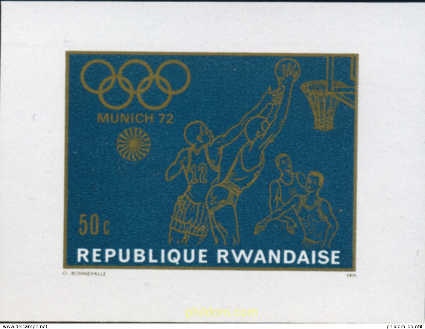 221650 MNH RUANDA 1971 20 JUEGOS OLIMPICOS VERANO MUNICH 1972 - 1970-1979