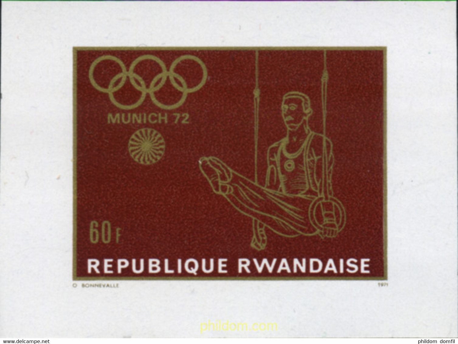 221677 MNH RUANDA 1971 20 JUEGOS OLIMPICOS VERANO MUNICH 1972 - 1970-1979