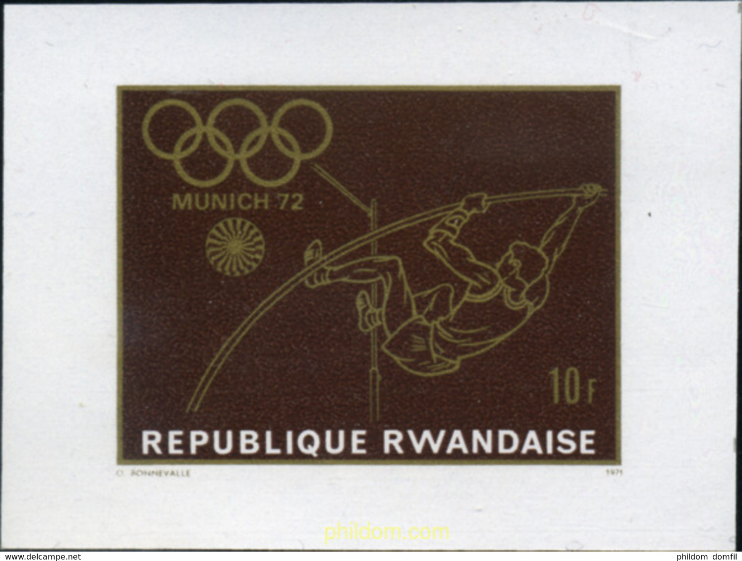 221815 MNH RUANDA 1971 20 JUEGOS OLIMPICOS VERANO MUNICH 1972 - 1970-1979