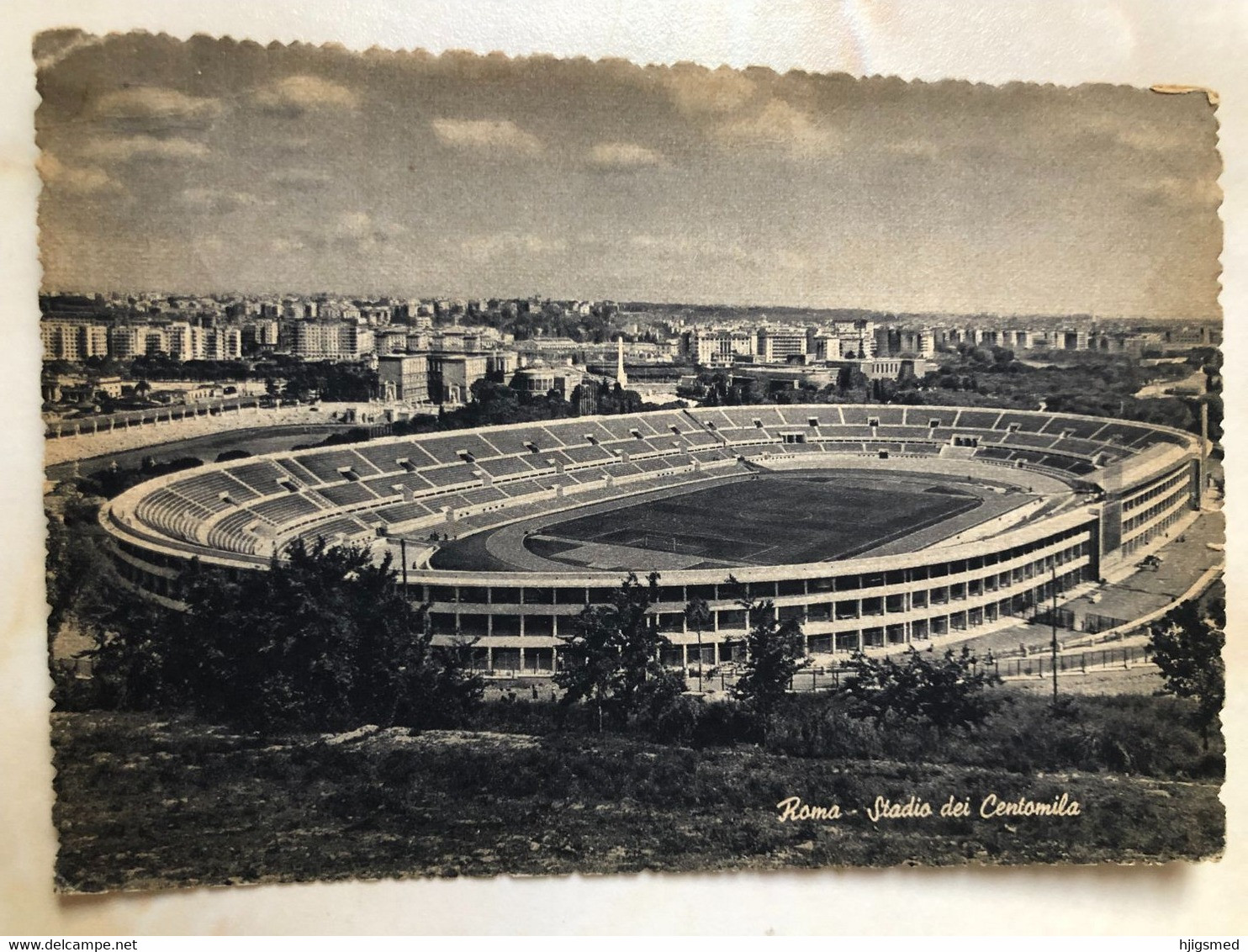 Italy Italia Italie Roma Rome Lazio Stadio Stadium Dei Centomila Sport Football Soccer Field M0510 Post Card POSTCARD - Estadios E Instalaciones Deportivas