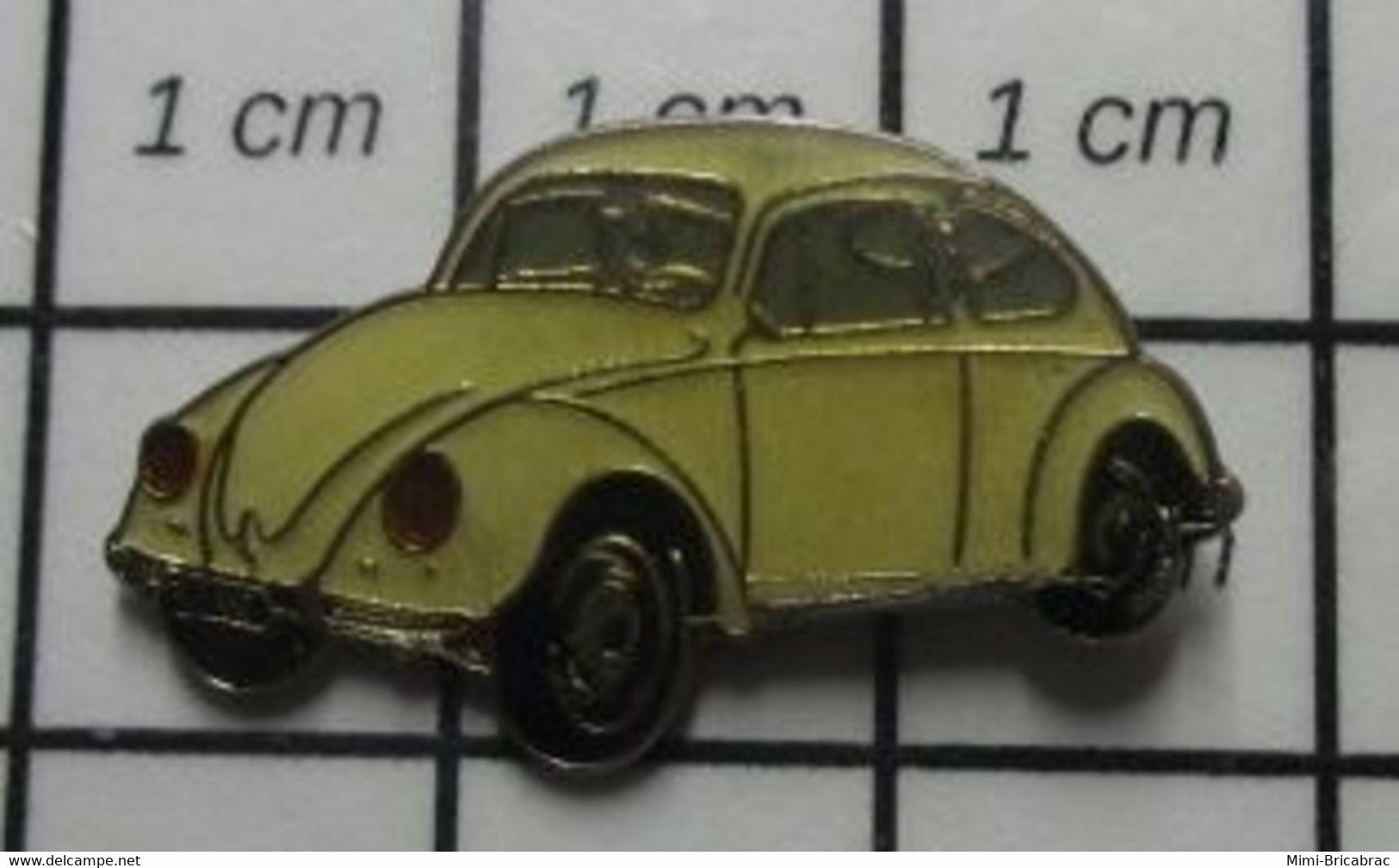 513c Pins Pin's / Rare & Belle Qualité AUTOMOBILES / VW VOLKSWAGEN COCCINELLE BLANCHE - Volkswagen