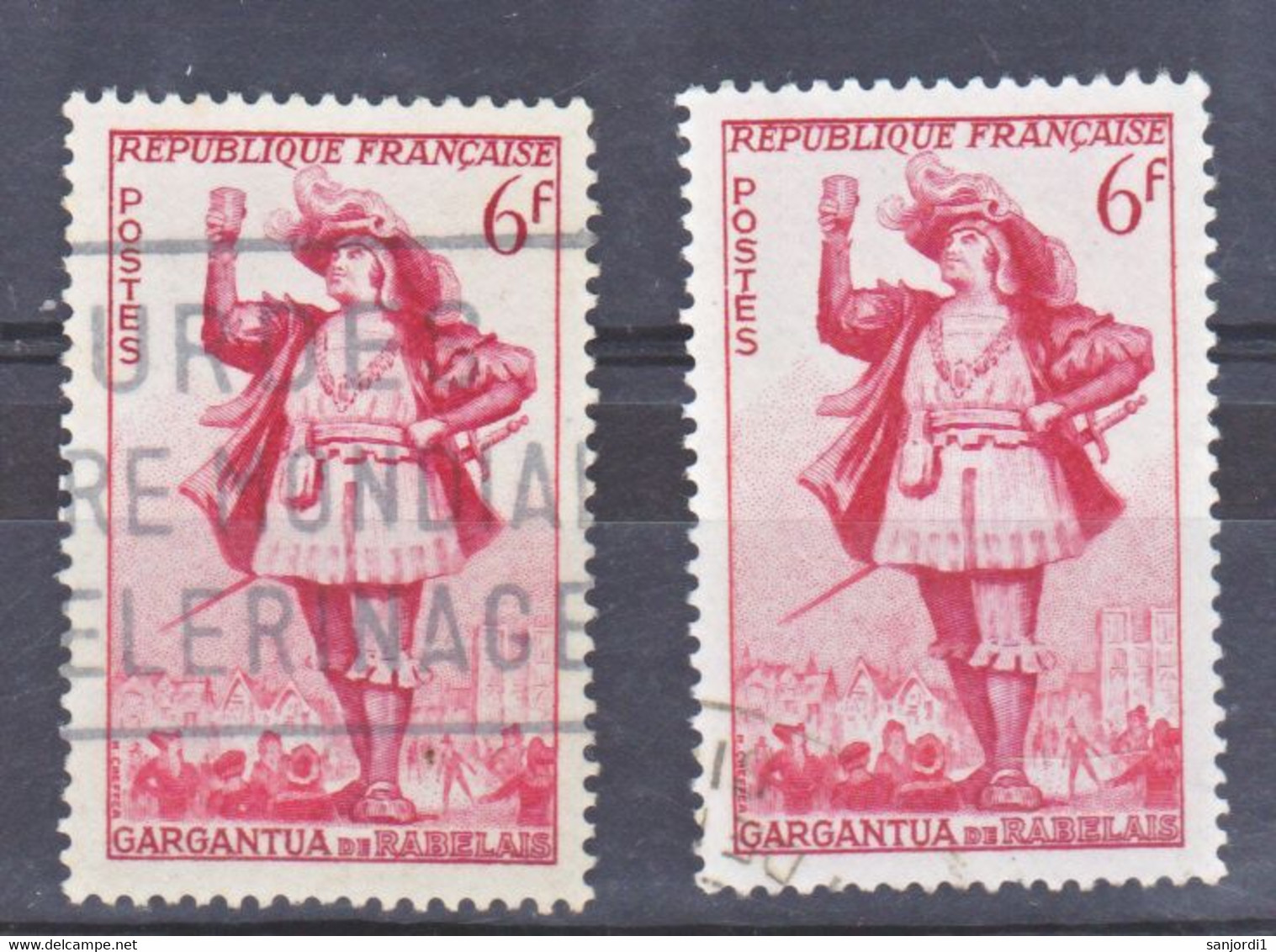 France  943 Variété Mollet Maigre Et Normal   Oblitéré Used TB - Used Stamps