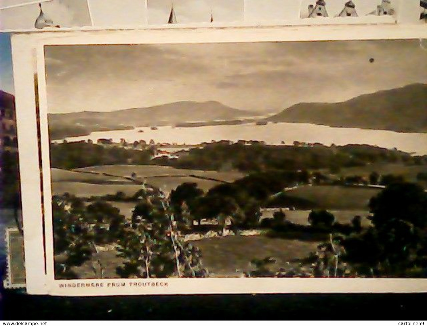 ENGLAND Windermere From Troutbeck V1940 IZ4368 - Windermere