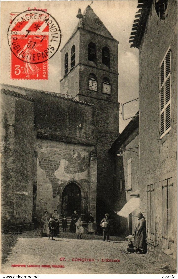 CPA CONQUES-L'Église (261435) - Conques Sur Orbiel