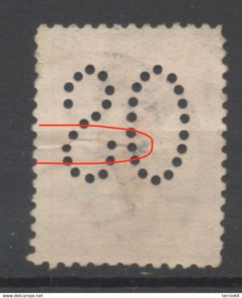 Australie Kangourous 1Penny Rouge PERFORE - Australia Kangaroos SG  2 Oblitéré One Penny RED PERFIN - Used Stamps