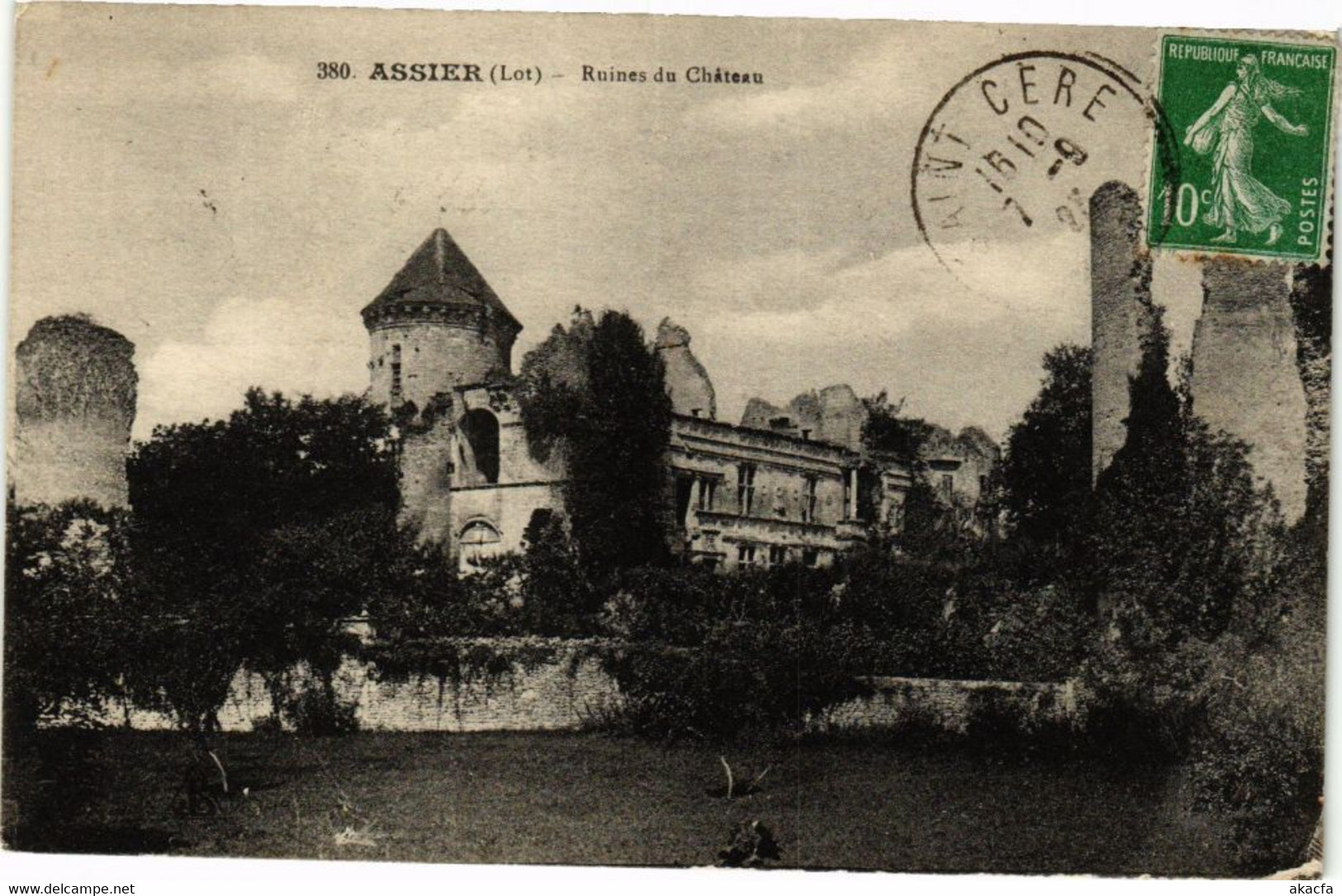 CPA ASSIER - Ruines Du Chateau (223448) - Assier