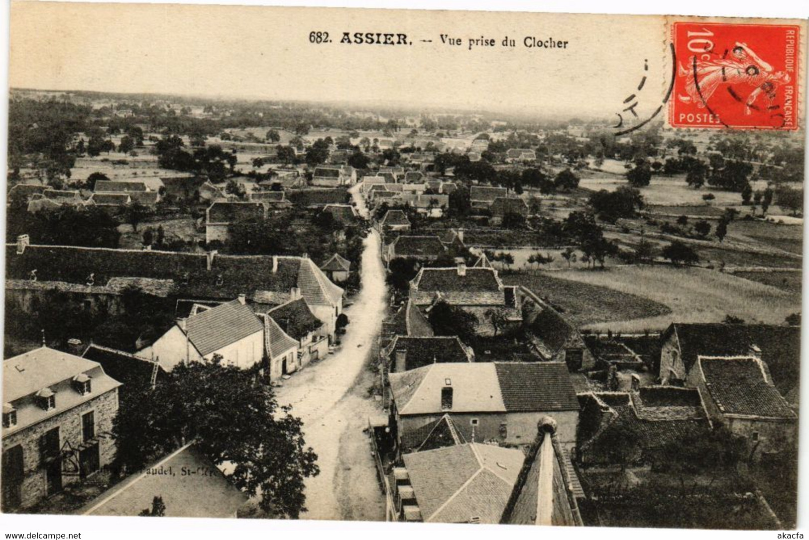 CPA ASSIER - Vue Prise Du Clocher (223359) - Assier