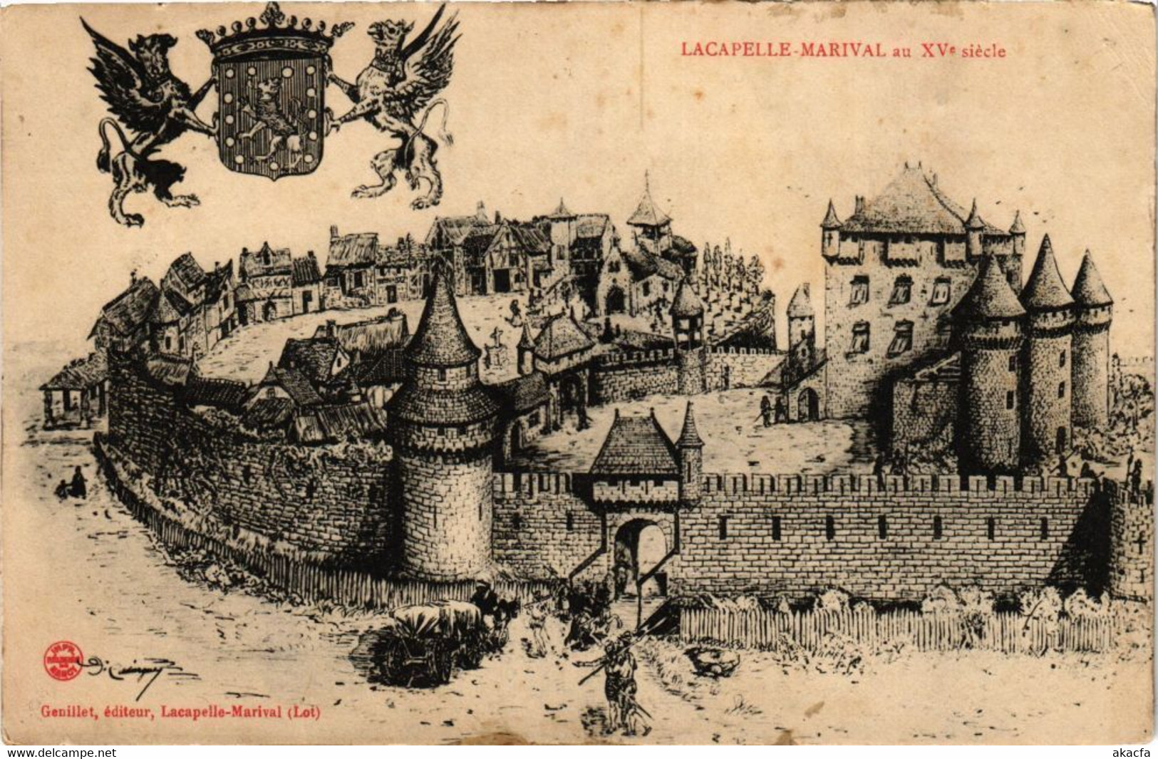 CPA LACAPELLE MARIVAL Au XV Siecle (223478) - Lacapelle Marival