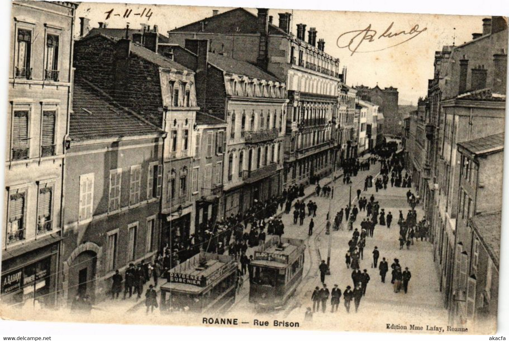 CPA ROANNE - Rue Brison (225445) - Roanne