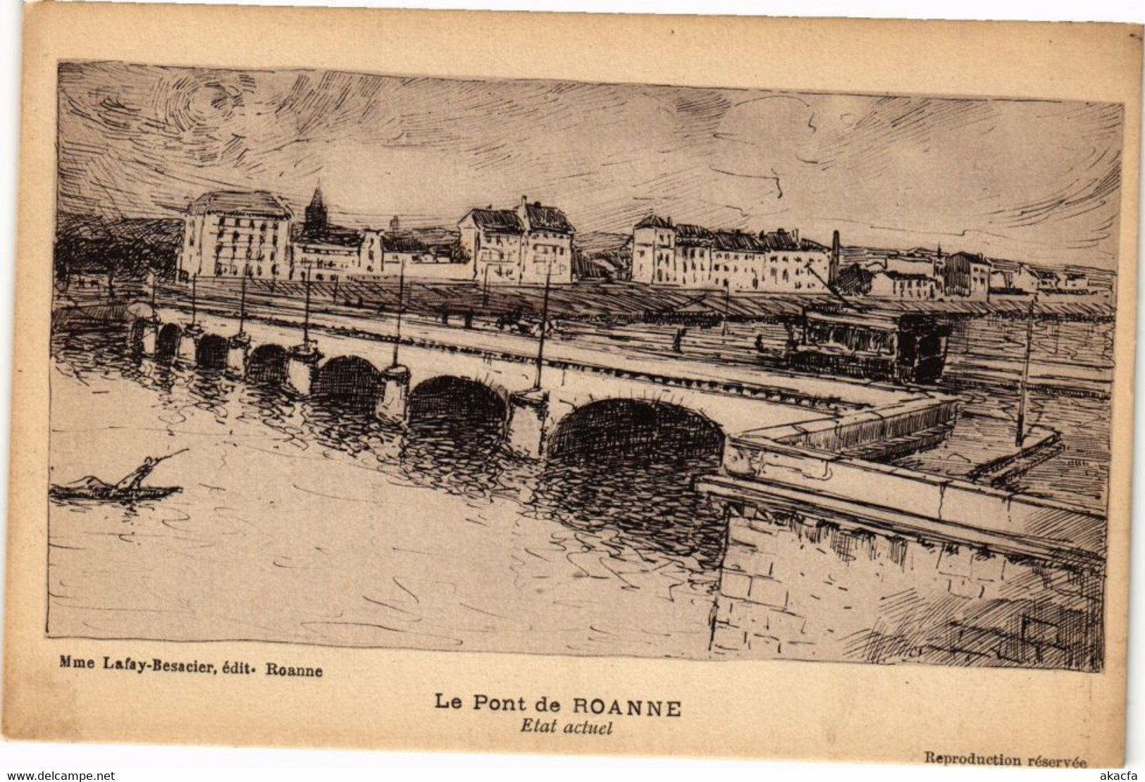 CPA Le Pont De ROANNE - Etat Actuel (263339) - Roanne