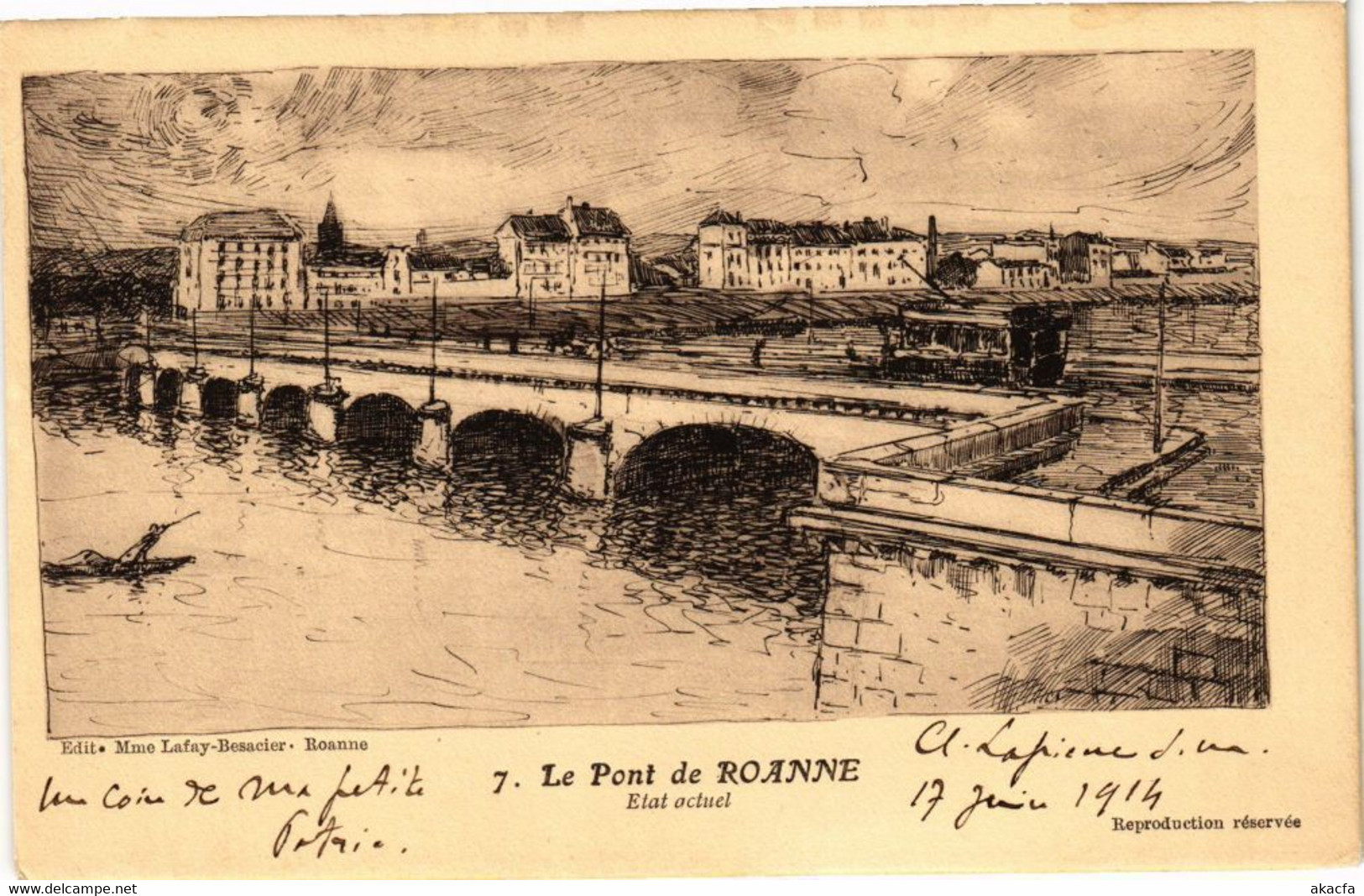 CPA Le Pont De ROANNE - Etat Actuel (263348) - Roanne