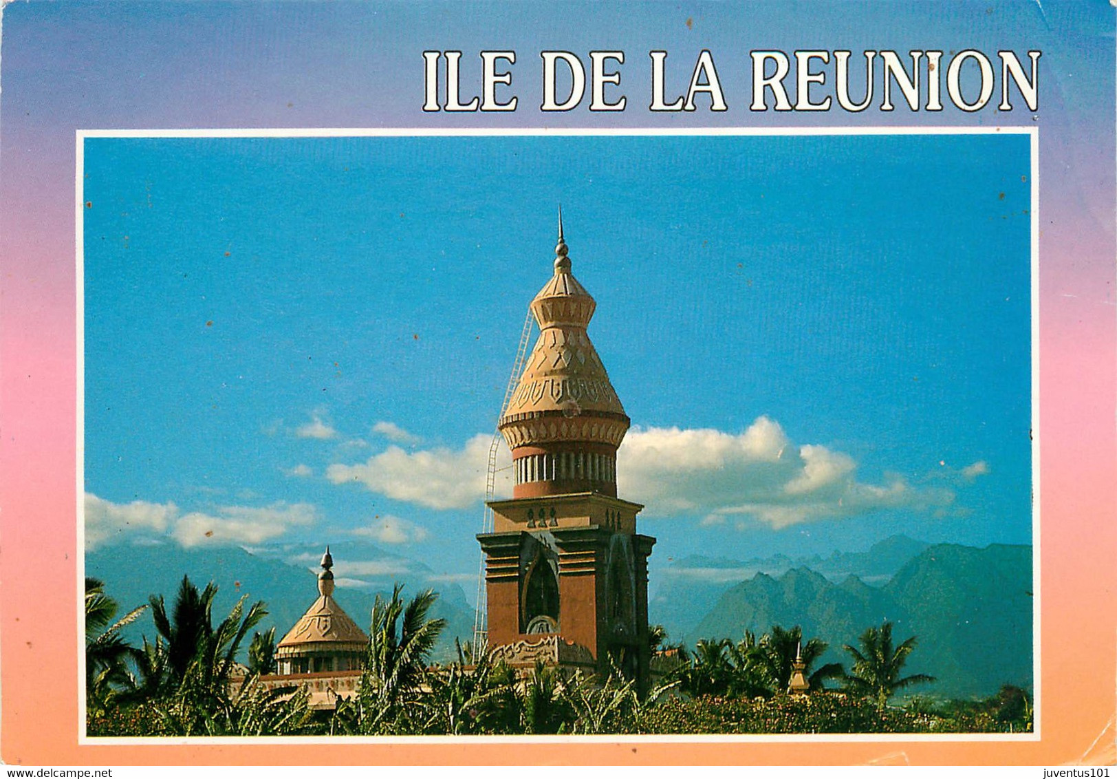 CPSM Ile De La Reunion-Le Temple Tamoul-Timbre      L1874 - Saint Pierre