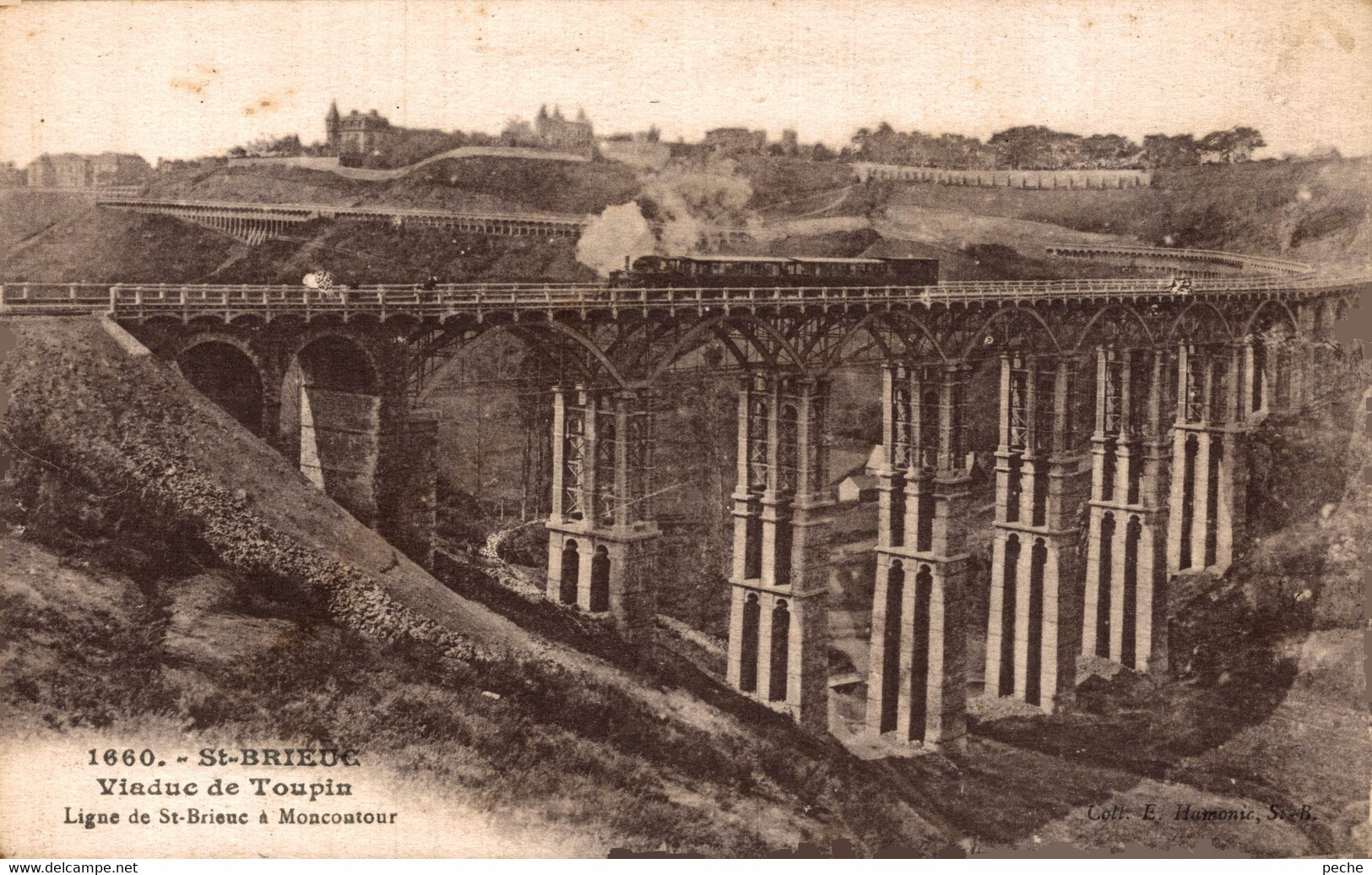 N°99464 -cpa Saint Brieuc -viaduc De Toupin- - Ouvrages D'Art