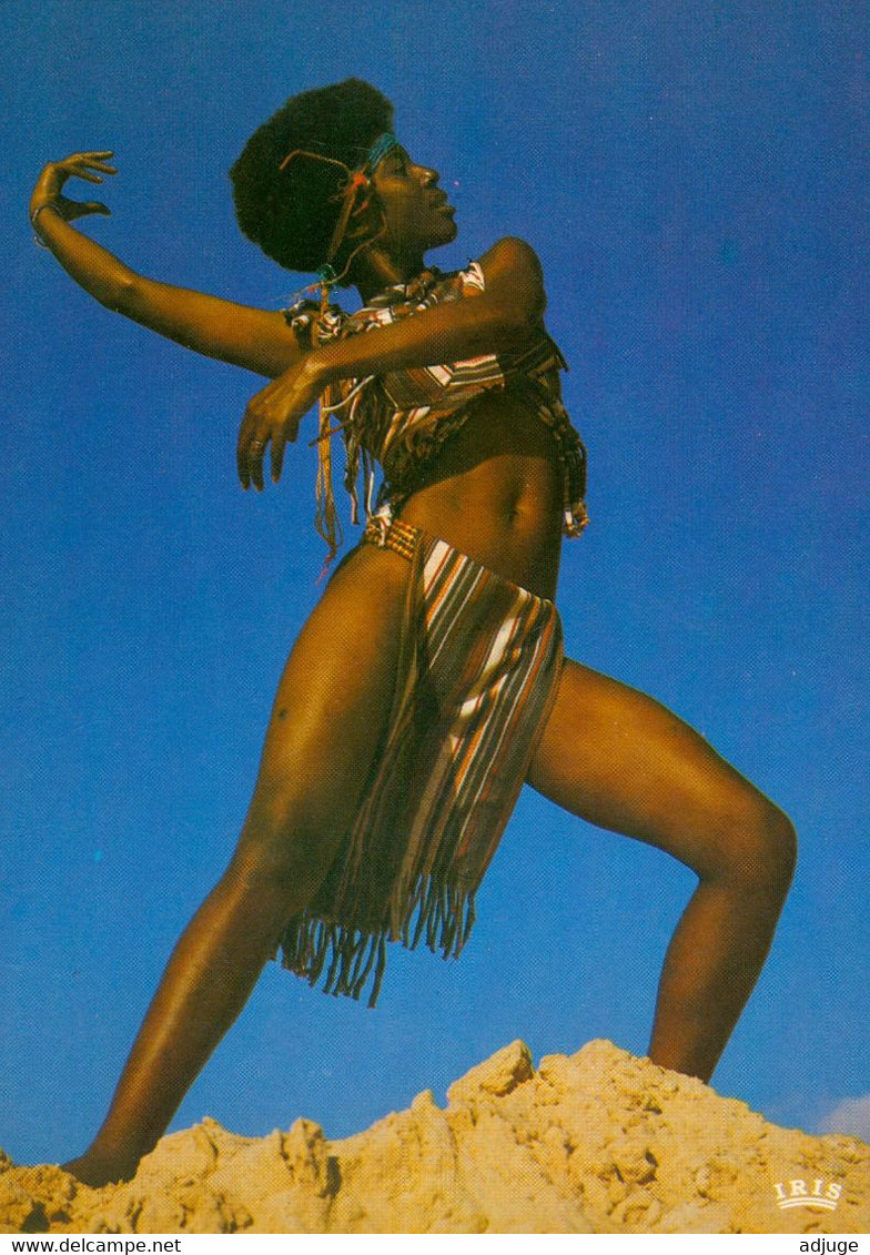 CPM - BURKINA FASO - Jeune Danseuse - - Mention Dédougou 1988-- 2 Scan - Burkina Faso