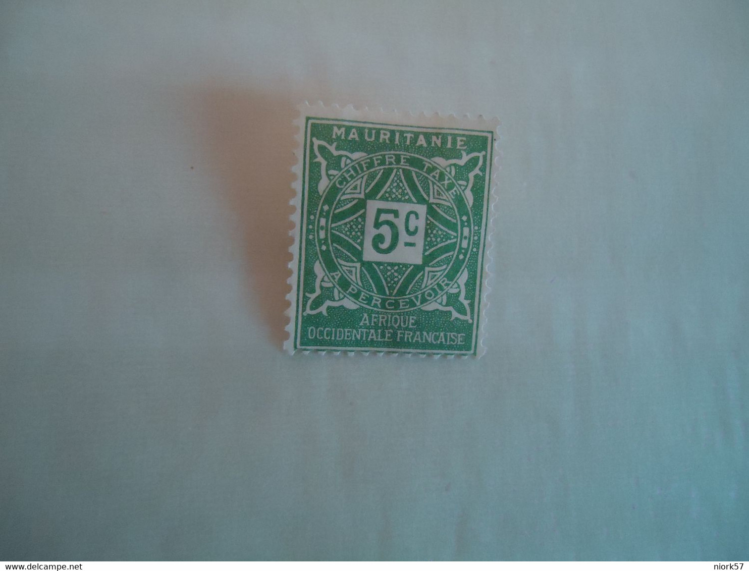 MAURITANIA  FRANCE  COLONIES  MLN  STAMPS TAXES - Sonstige & Ohne Zuordnung