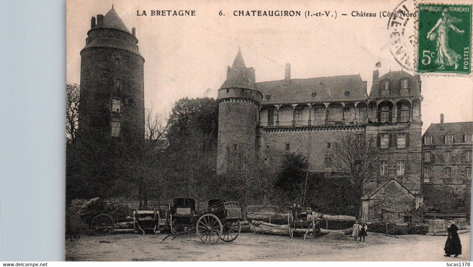 35 / CHATEAUGIRON / CHATEAU COTE NORD / ANIMEE - Châteaugiron