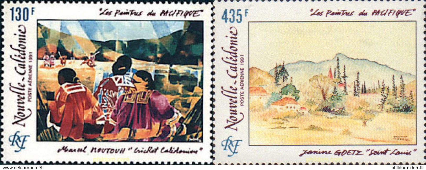 44554 MNH NUEVA CALEDONIA 1991 LOS PINTORES DEL PACIFICO - Used Stamps