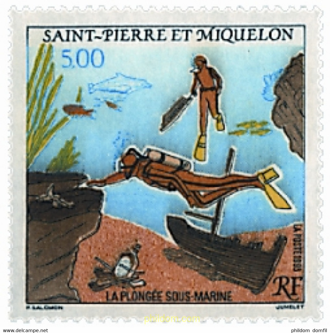 93015 MNH SAN PEDRO Y MIQUELON 1993 SUBMARINISMO - Used Stamps