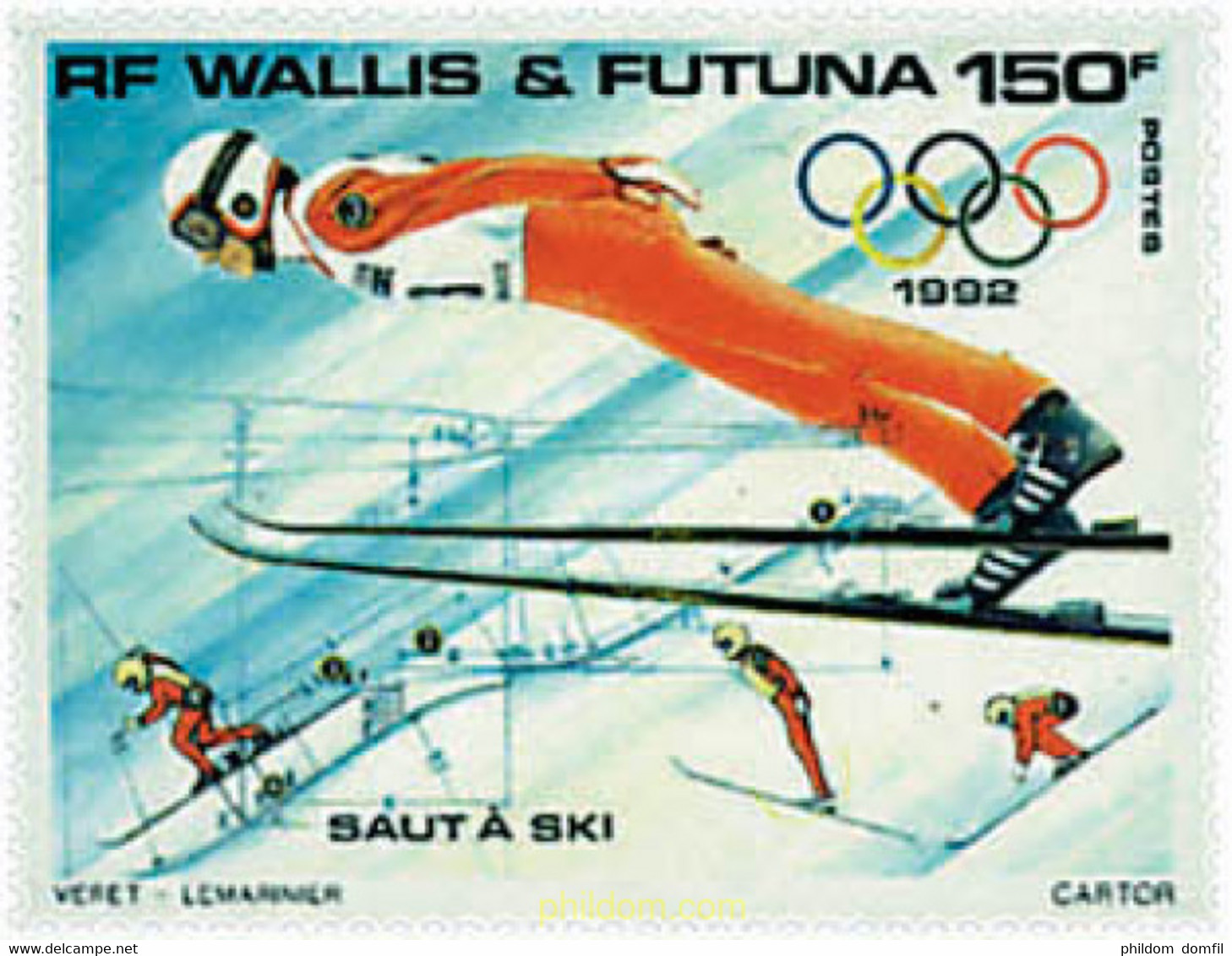 71971 MNH WALLIS Y FUTUNA 1992 16 JUEGOS OLIMPICOS INVIERNO ALBERTVILLE 1992 - Gebruikt