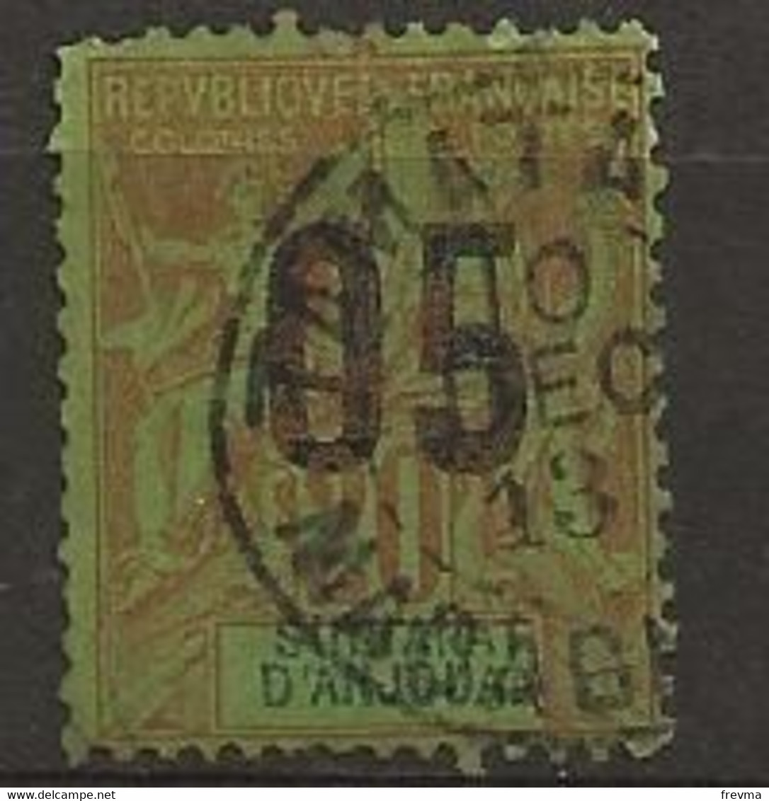 Timbre Anjouan N° 23 - Used Stamps