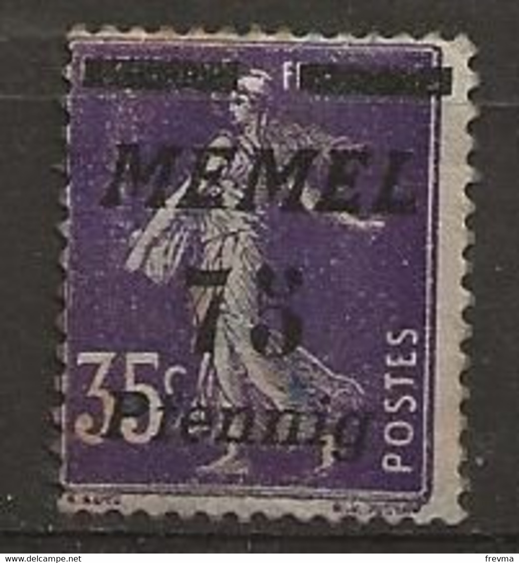 Timbre Memel Neuf * N° 40 - Unused Stamps