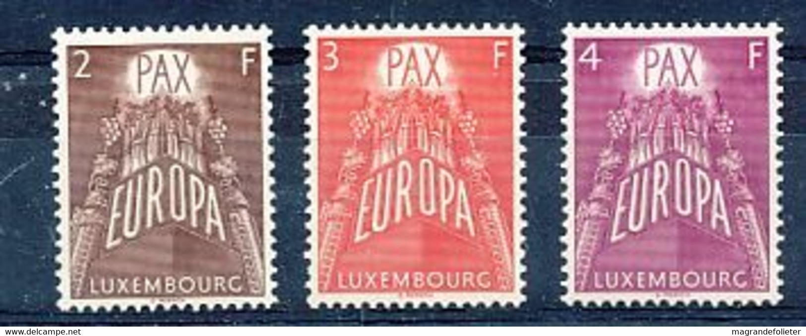 TIMBRE STAMP ZEGEL LUXEMBOURG EUROPA 1957  XX CÔTE 150 EUROS - Collections