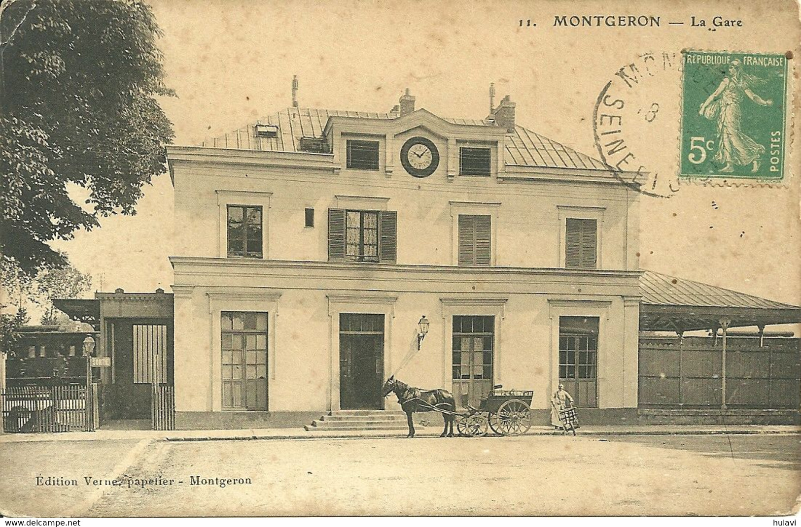 91  MONTGERON - LA GARE (pli D' Angle) (ref A4249) - Montgeron