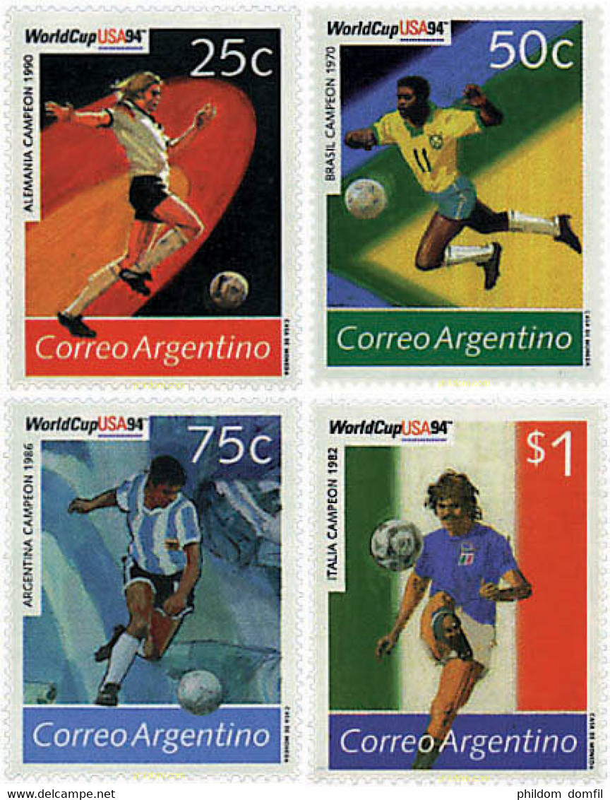 28105 MNH ARGENTINA 1994 COPA DEL MUNDO DE FUTBOL. USA-94 - Usados