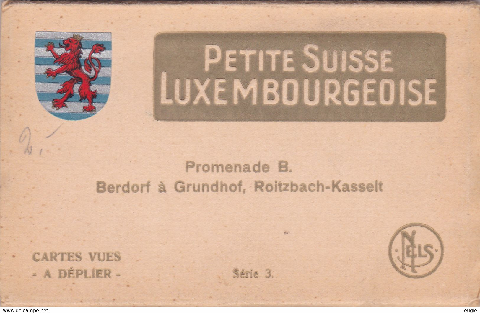 1515/ Petite Suisse Luxembourgeoise, Promenade B, Berdorf A Grundhof, Roitzbach-Kasselt, 10 Kaarten - Berdorf