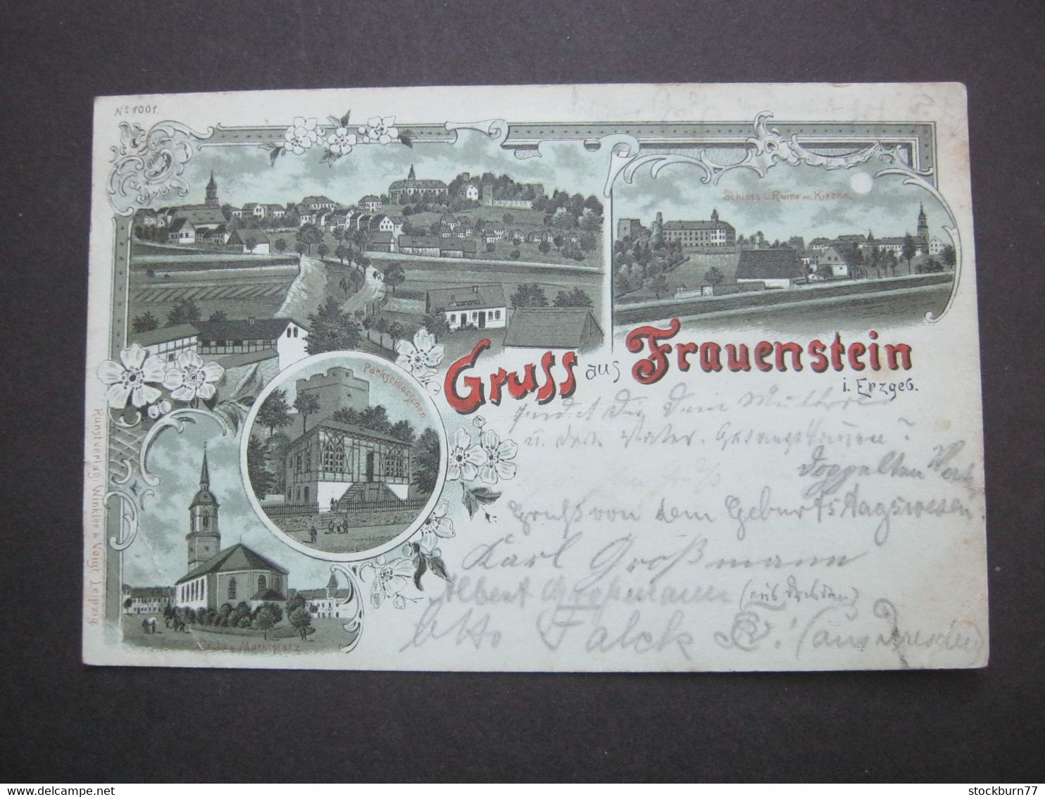 Frauenstein (Erzgeb.) , Schöne Karte Um 1898 - Frauenstein (Erzgeb.)