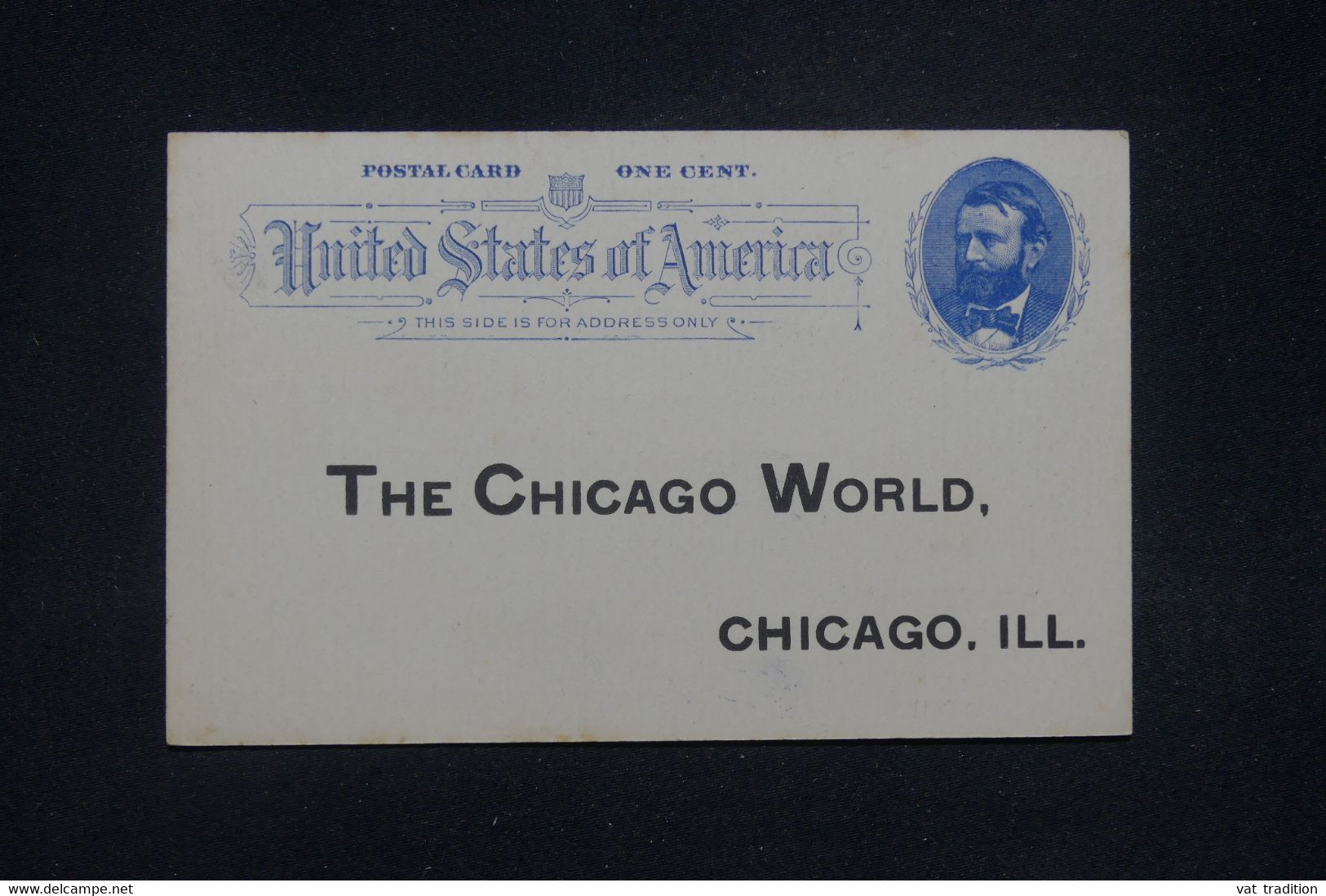 ETATS UNIS - Entier Postal Avec Repiquage Commercial Pour Chicago , Non Circulé - L 133522 - ...-1900