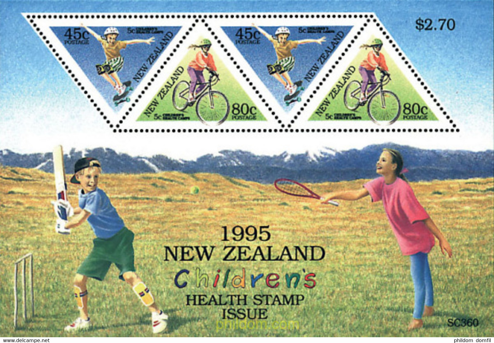 56786 MNH NUEVA ZELANDA 1995 PRO INFANCIA - Variétés Et Curiosités