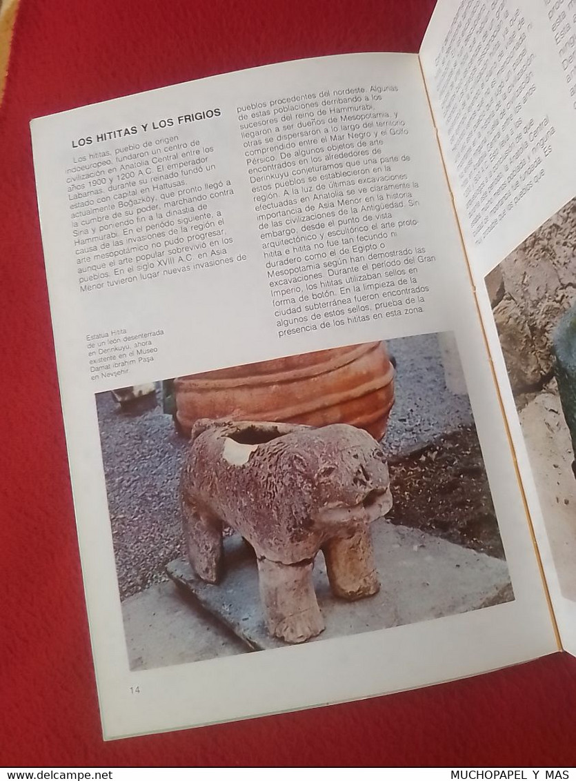 LIBRO CAPADOCIA CUNA DE LA HISTORIA, GÖREME TURQUÍA TURKEY ÖMER DEMIR, 1990, 111 PÁGINAS VER FOTOS..TURQUIE..CAPPADOCIA. - Histoire Et Art